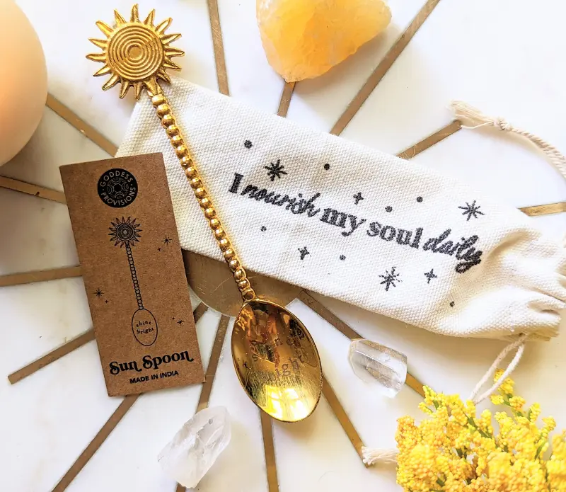 Golden Ray Sun Spoon - Teaspoon