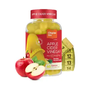 Zahler Chapter Six Apple Cider Vinegar Gummies Pineapple Flavor ACV Supplement for Women & Men 60 Tasty Gummies for Daily Wellness Digestive Support Certified Kosher Non-GMO Gluten-Free