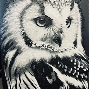 Owl Wall Art l 3D Printed