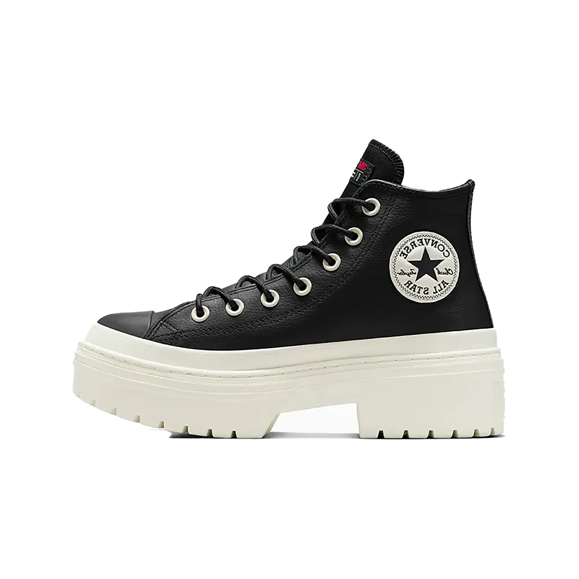 CHUCK TAYLOR ALL STAR LUGGED HEEL PLATFORM LEATHER HI WMNS "Black" A12328C
