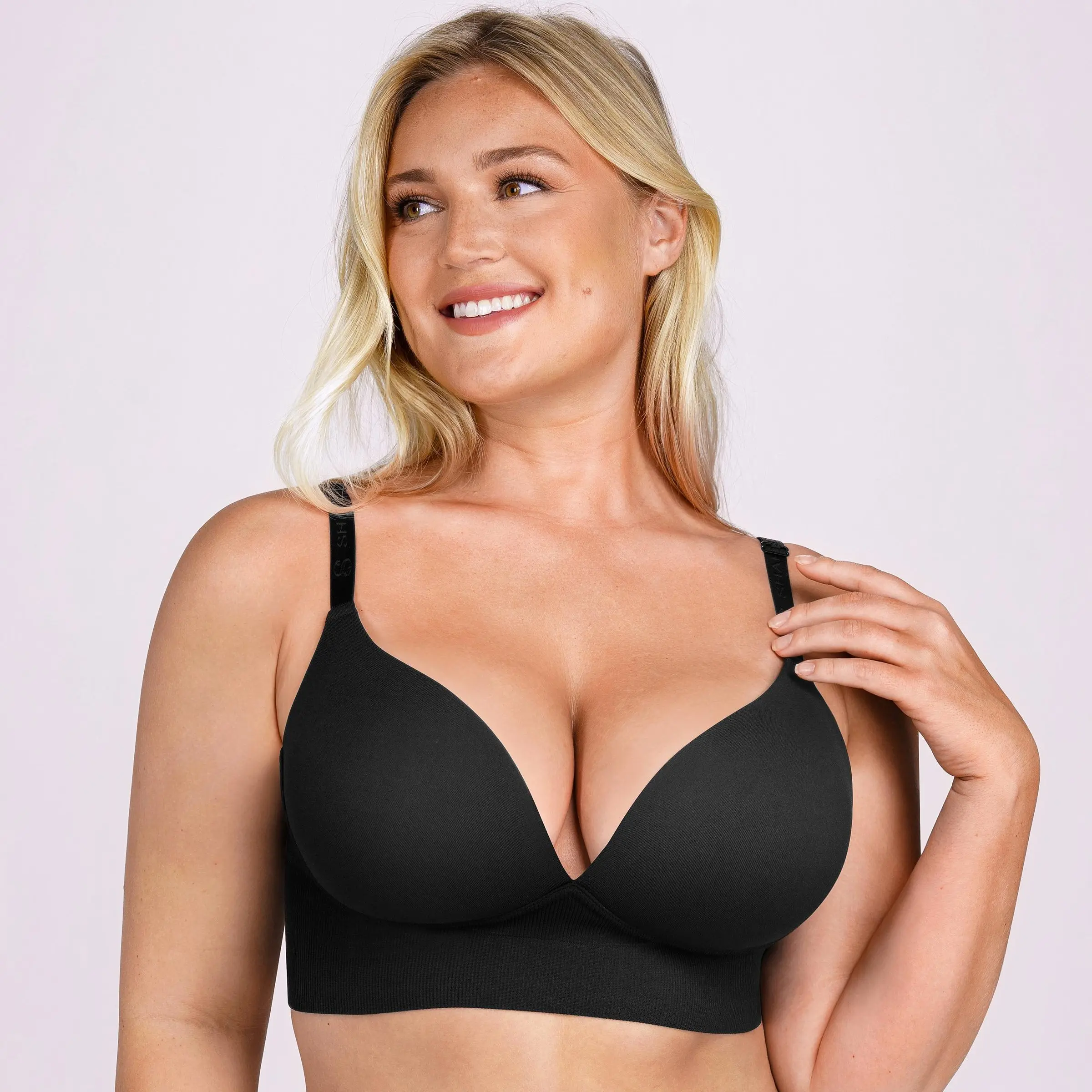 Shapellx SummerVibes Seamless Embrace Wireless T-Shirt Bra Shapellx SummerVibes Seamless Embrace Wireless T-Shirt Bra