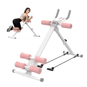 RELIFE REBUILD YOUR LIFE Adjustable Ab Machine Foldable Ab Trainer Equipment for Abs, Waist, Arms & Legs | Home Gym Beginner-Friendly Waist Trainer