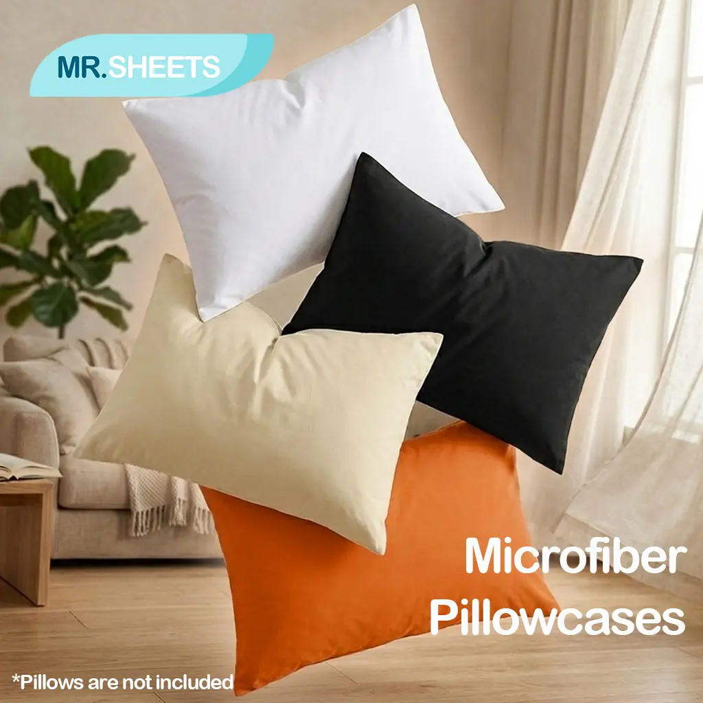 NTBAY 2 Pack Ultra Soft Microfiber Pillowcases – Cozy, Breathable, Wrinkle-Free Pillow Covers with Envelope Closure for Better Sleep，Back to School