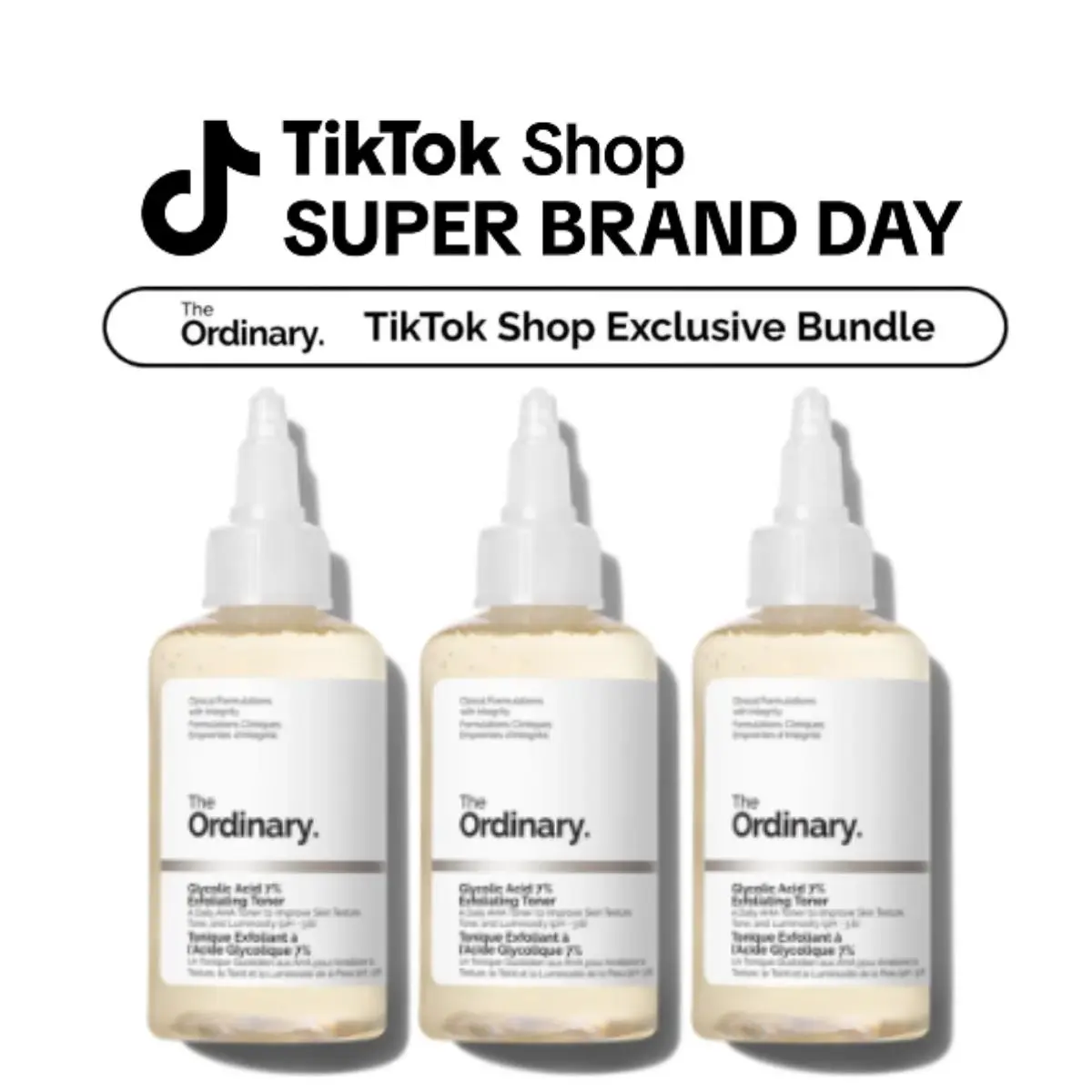 The Glycolic Acid 240ml Toner Trio