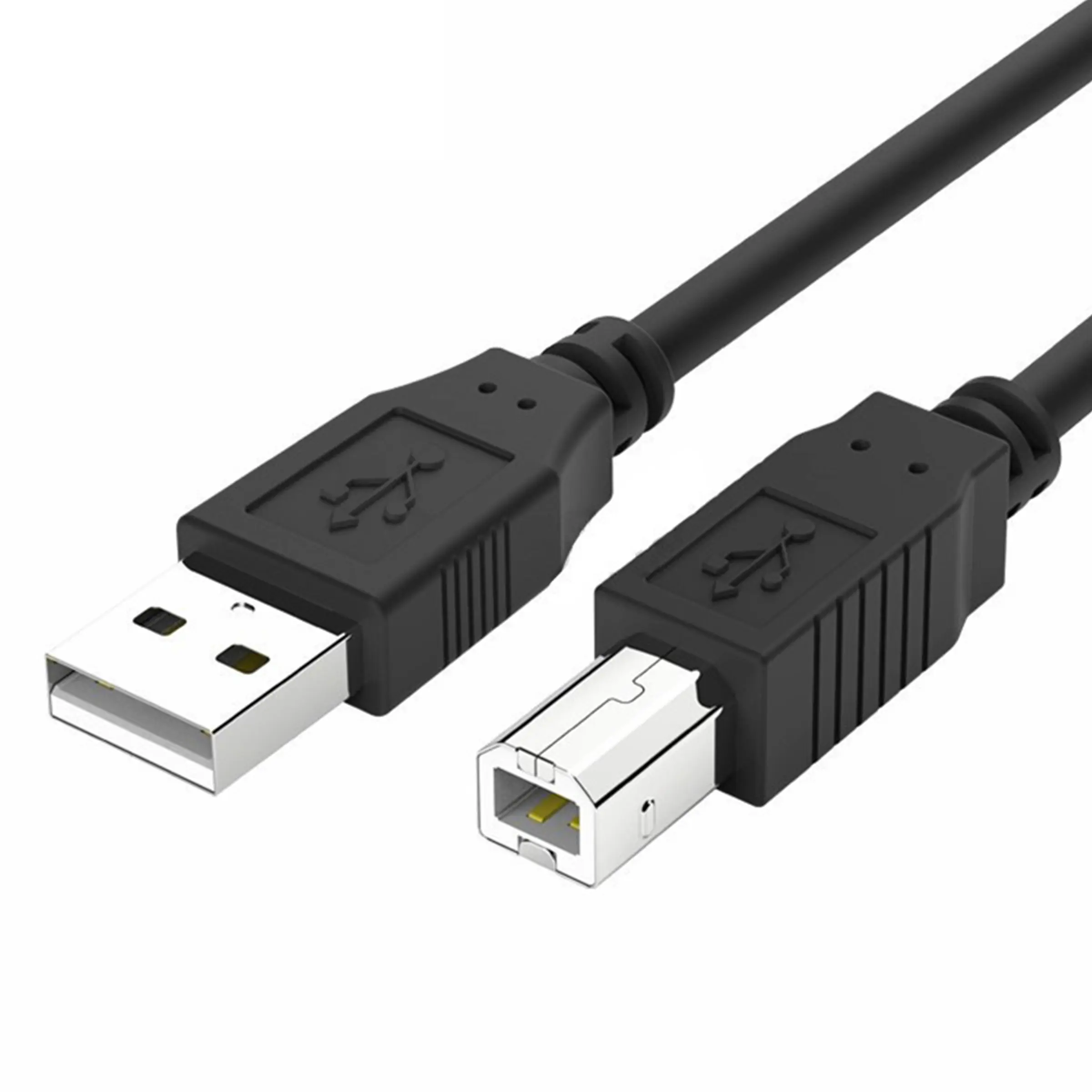 Printer Cable USB 2.0 A Male to B Male Cord USB A to B Cable High Speed Data Transmission Durable Construction Length Wide Compatibility and Connectivity Scanner Cord Compatible with Brother, HP, Canon, Lexmark, Dell, Epson, Xerox, Piano, DAC and More