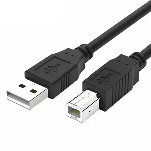 Printer Cable USB 2.0 A Male to B Male Cord USB A to B Cable High Speed Wide Compatibility Scanner Cord Compatible with Brother, HP, Canon, Lexmark, Dell, Epson, Xerox, Piano, DAC and More