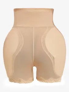 Women's High Waist Fake Butt Lifting Shorts, Sexy Peach Hip Shaping Underwear with Removable Sponge Pads, Belly Control Briefs, Shapewear, Detachable, Fit, High Waisted Shapewear, Womenswear