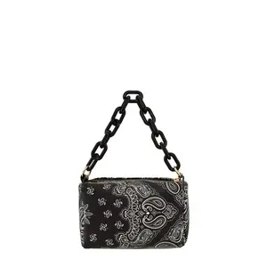 Paisley Print Rectangular Bag with Strap bag