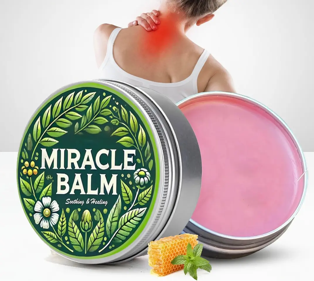 Miracle Balm Soothing Body Cream - Natural Herbal Gentle Moisturizer, Lightweight Balm Formula Body Care, Daily Moisturizers for Legs & Hands, 30g, 1PC/2PC/3PC Options