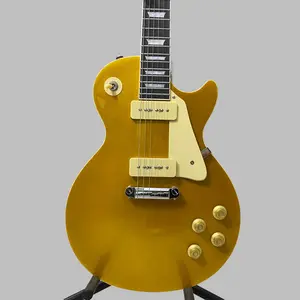 Golden top LP Guitar, P90 pickups Rosewood Fretboard, solid Body , hrome-plated hardware
