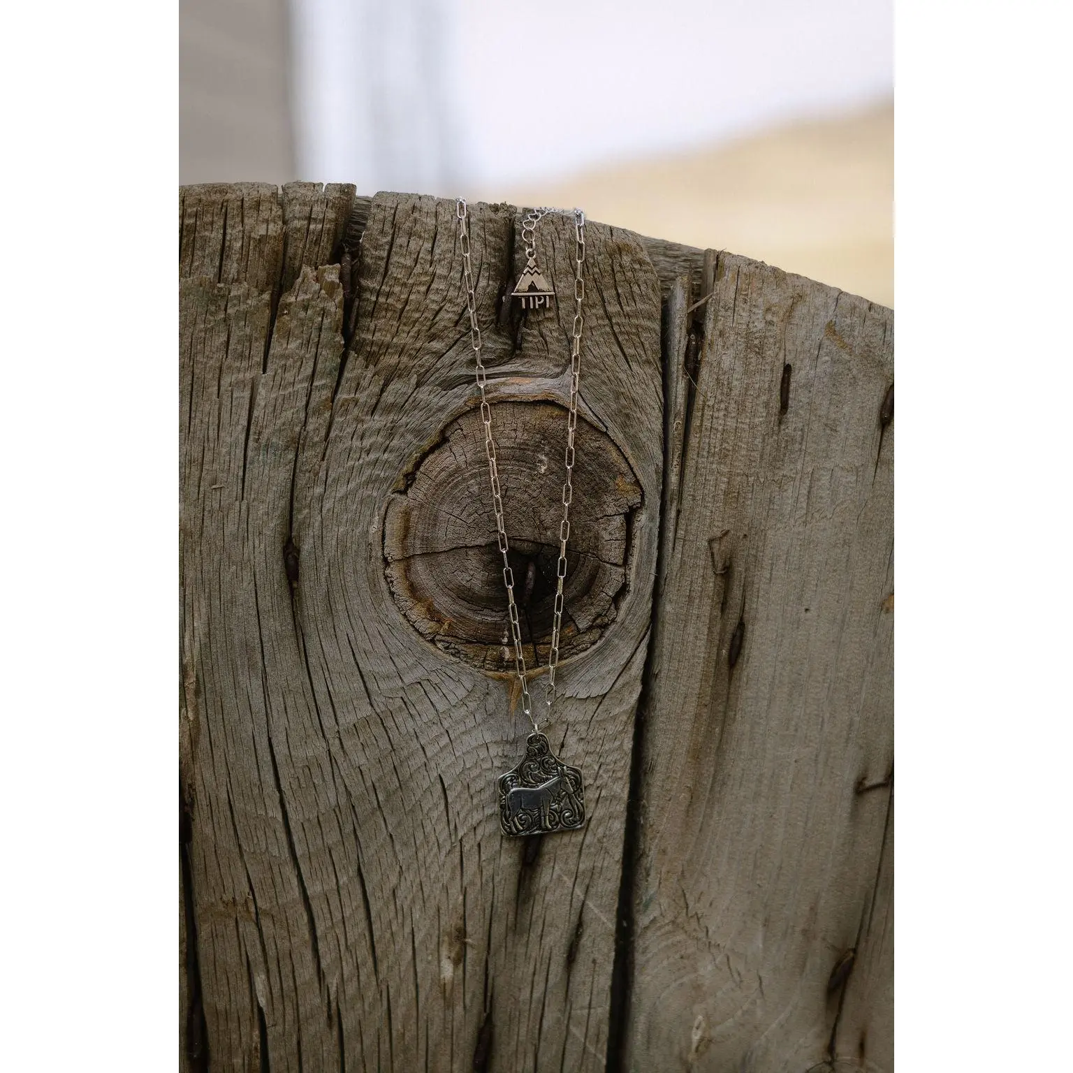 Western Donkey Pendant Necklace