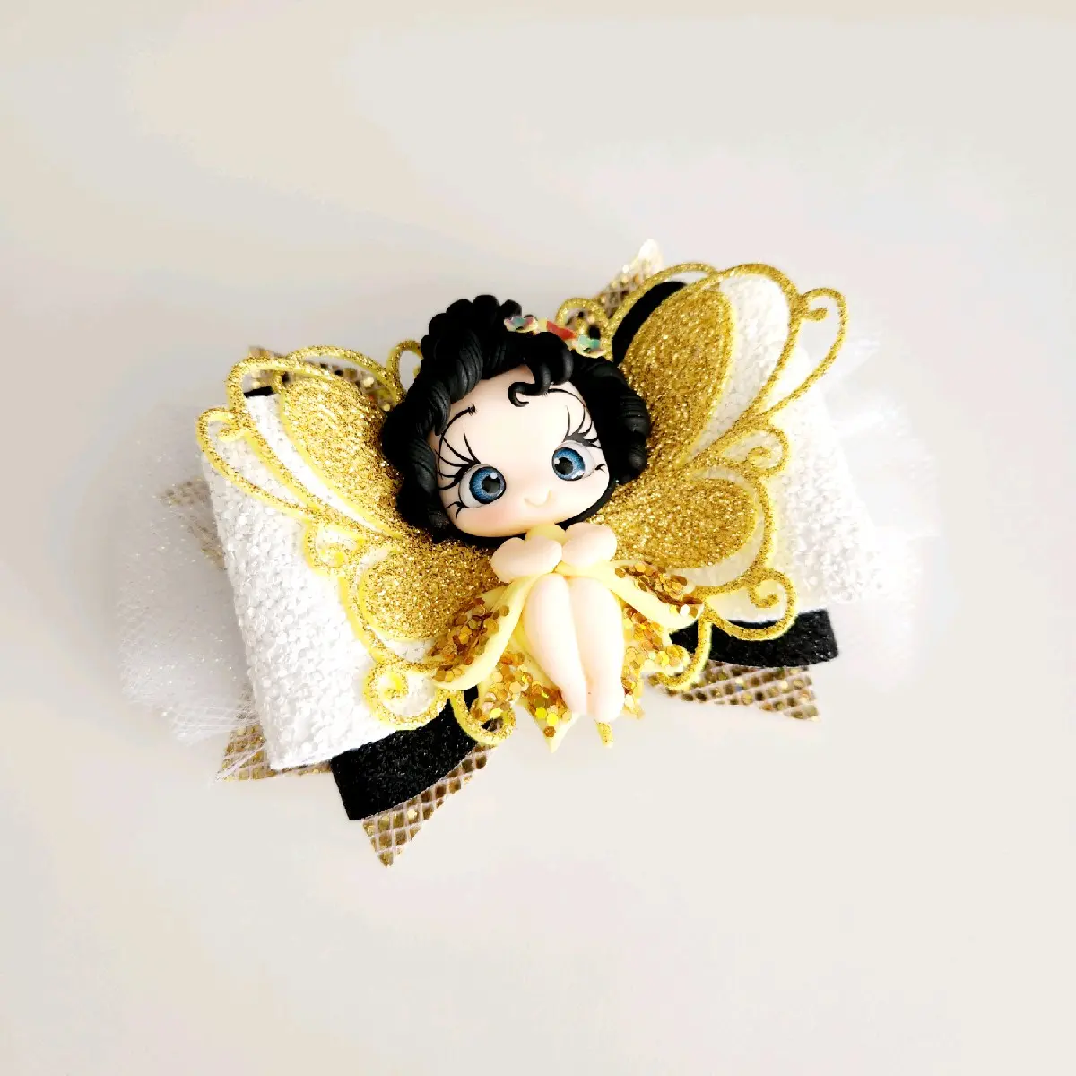 Gold Fairy Hair Bow Gold Fairy Hair Bow