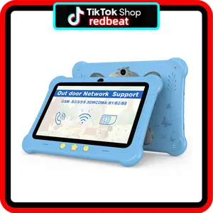 redbeat B1 Kids Tablet: 6GB (2+4)RAM + 32GBROM expandable to 1 TB, built-in stand, 3G network, parental controls, 5G Wifi, eye health mode, drop-resistant design.for New Year, birthdays,or holidays.