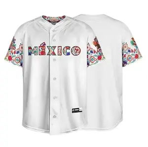 Serie del Caribe Blanco Jersey Flores Caballero 2026
