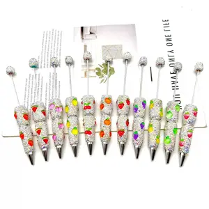 Random styles shipped starting at 50 pieces — high-quality beadable pen; fancy and beautiful—fun, creative gift for home, office, school, and business.