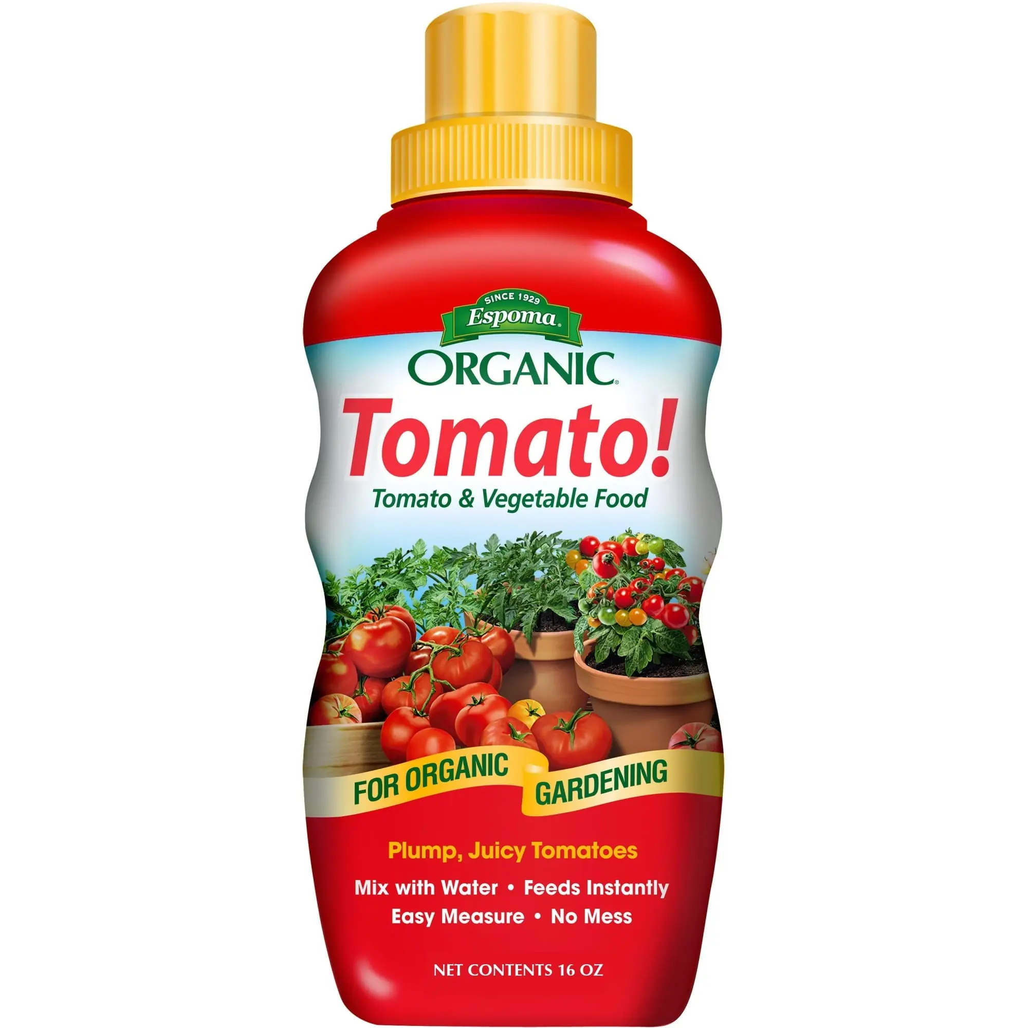 Espoma 16 oz Organic Tomato 1-3-1 Liquid Soluble Fertilizer, All-Purpose Fertilizer Blend, Multi-Purpose Fertilisers (Garden Supplies for Home Improvement)