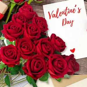 20/30/40pcs Artificial Decorative Rose Flowers, Deep Fake Roses for DIY Wedding Bouquets, Home Decor, Valentine's Day, Baby Shower, Bedroom