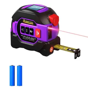 Tape Measure, 1 Count 3 In 1 Digital Tape Measure, Heavy Duty High Precision Rangefinder Steel Tape Measure Tools, Measuring Gadgets, Handheld Measuring Instruments, Construction Tools, Durable Tape Measure, Portable Tape Measure