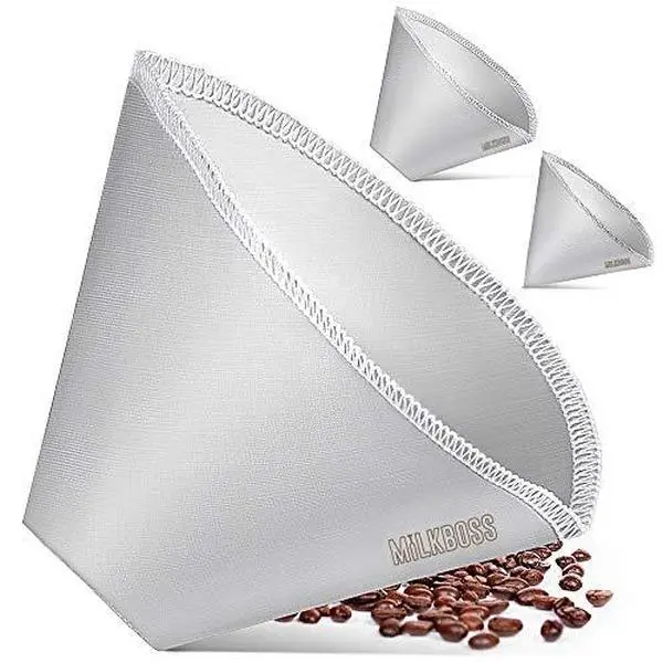 Milk Boss Reusable Coffee Filter - Filter #4 Tea Traditional Disposable Milk Boss Reusable Coffee Filter - Filter #4 Tea Traditional Disposable