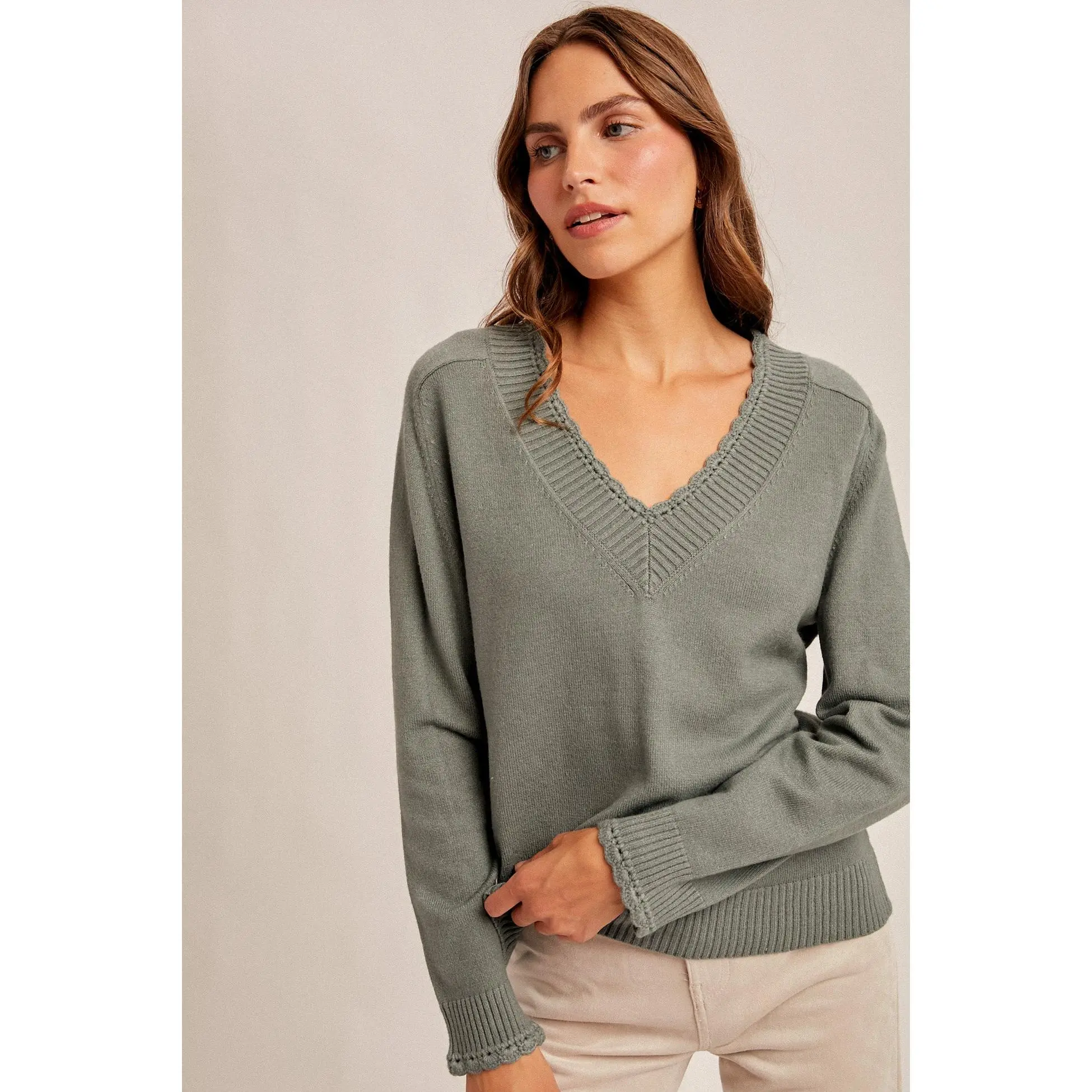 Sage Meadow Knit Sweater