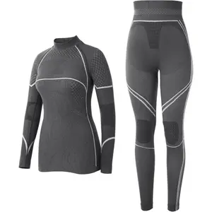 Yousify Womens Thermal Underwear Ski Breathable Warm Base Layer Winter Long Johns Top Bottom Sets for Cold Weather