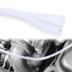Nilight 10ft-1/4inch White Cable Management Sleeves