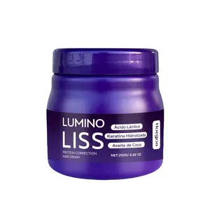 Hoegoa Protein Straightening Cream Protein Nourishes And Softens Hair Strands To Create Silky, Flowing Hair Style With Atmosphere