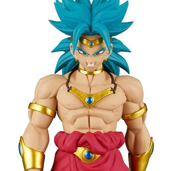 BANPRESTO Dragon Ball Z Broly Plastic Action Figure - 8 1/2-inches Solid Edge Works Collectible Figure with Solid Edge Detail, Dynamic Saiyan Pose, Display-Worthy Statue