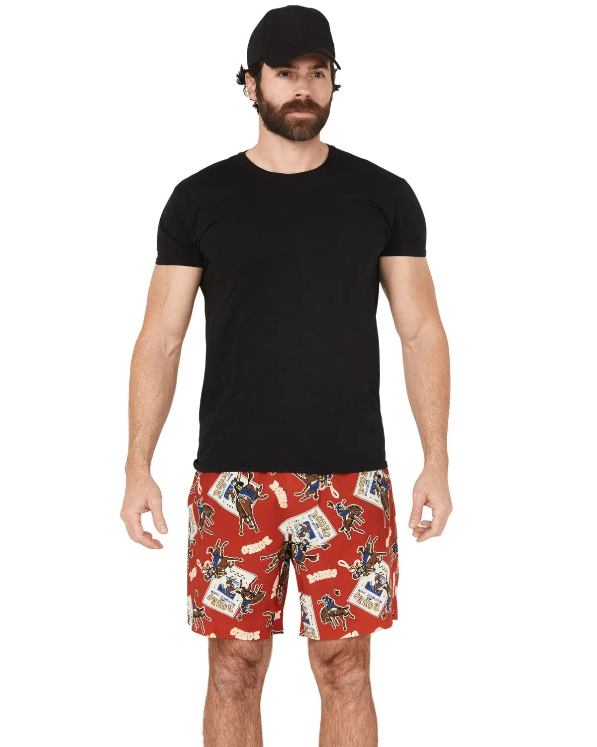Cinch Men's Men'S Rodeo Print Stretch Board Shorts - Mb58135005