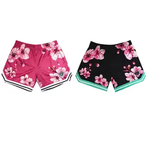 BASEBALL LIFESTYLE 101 Collection Cherry Blossoms Youth Court Shorts Junior & Adult Sizes Holiday Back To School Summer Gift