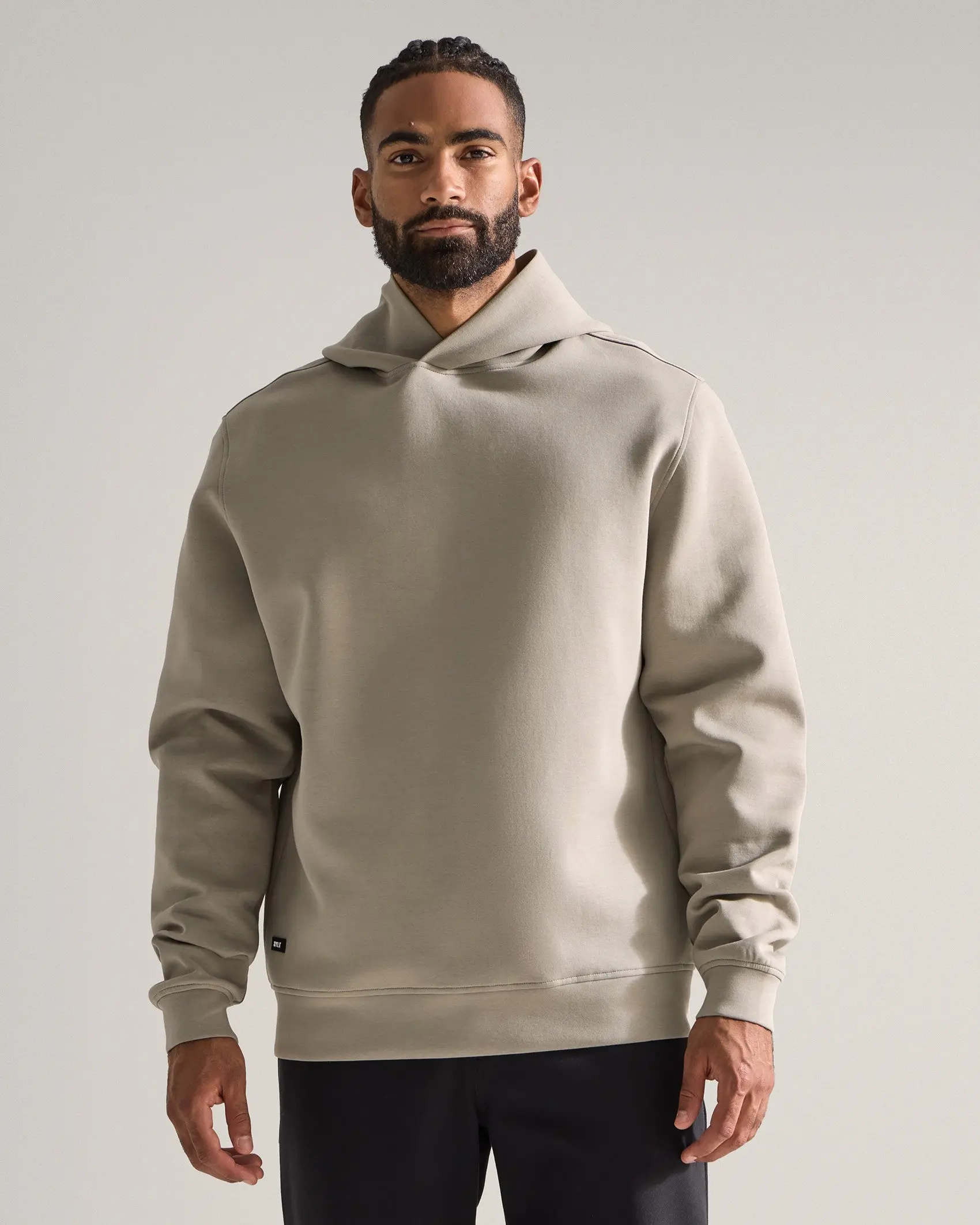 BYLT Roamknit Hoodie - Menswear Pullover Sweatshirts with Soft-Touch Fabric Blend Classic Fit Long Sleeve Tops