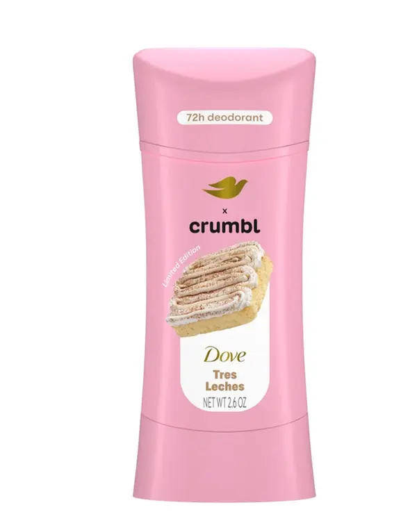 Dove Crumbl Limited Edition Deodorant Stick Tres Leches, 2.6 oz