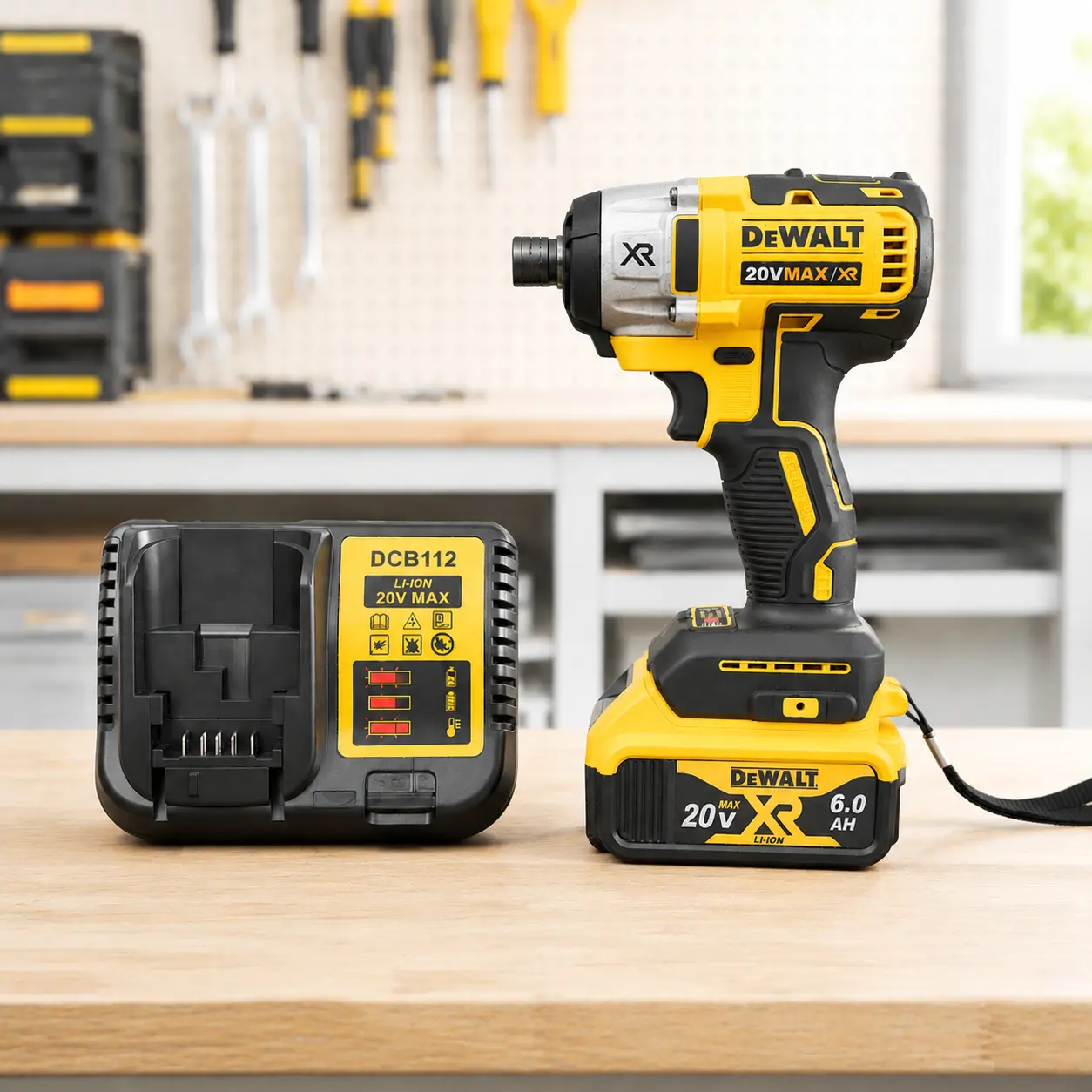 DeWalt Brushless Cordless Drill/Driver (DCF887) with Brushless Motor, 205N.m Torque, 1/4-in Chuck, Durable Construction for DIY Enthusiasts & Tough Jobs, Power Drilling Tool