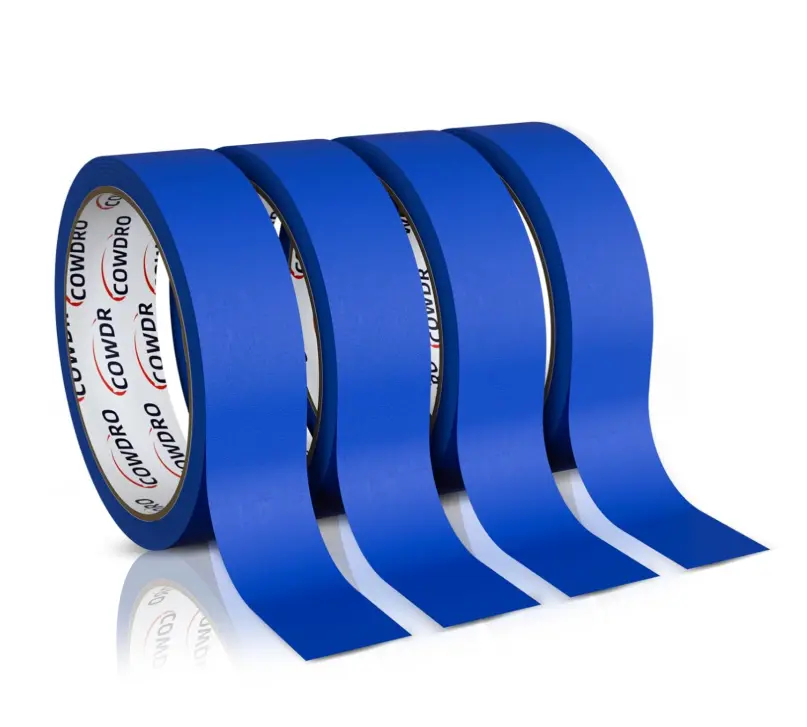 Blue Painter's Tape , Masking Tape for Multi-Purpose, Painting Projects, DIY Crafts,  Easy Removal, Anti-UV, Total 88 Yards