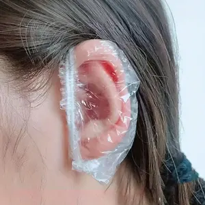 Waterproof Ear Patches for Bathing and Washing Hair, Gentle on Ears, Easy to Use, Reusable Adult Swimming Ear Covers, Fabric Material, Swimming Accessories