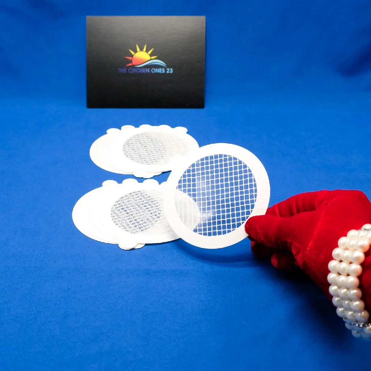 The Chosen Ones 23 Disposable Round Shower Drain Hair Catcher Mesh Hair Collector for Shower/Bathtub Drain Hair Stopper Drain Covers Sticker Strainers for Shower/Bathtub Drain Filter 100% Sanitary Pack Cleaning Installation
