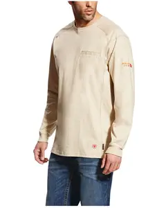 Ariat Men's Men'S Fr Air Crew Long Sleeve Work Shirt Big - 10022328-Big