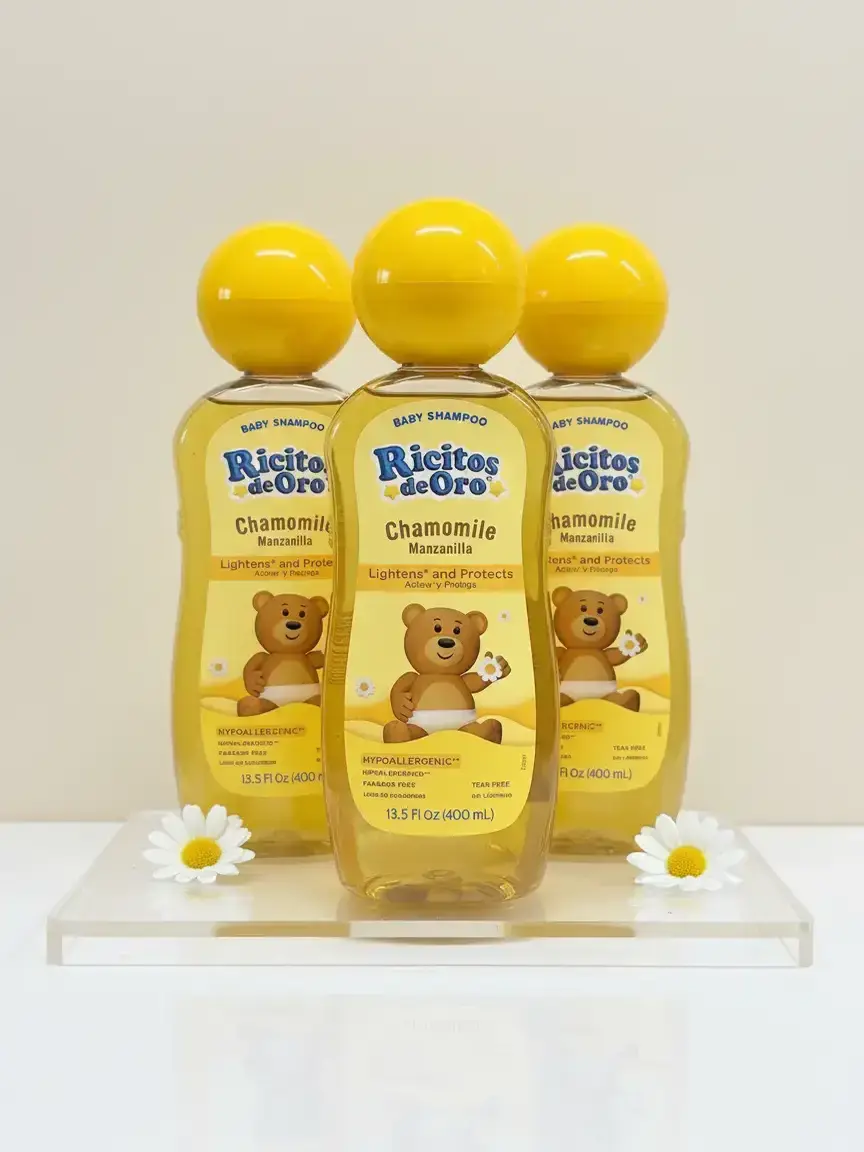 Ricito de Oro Shampoo Chamomile. Manzanilla 400ml/3pack.