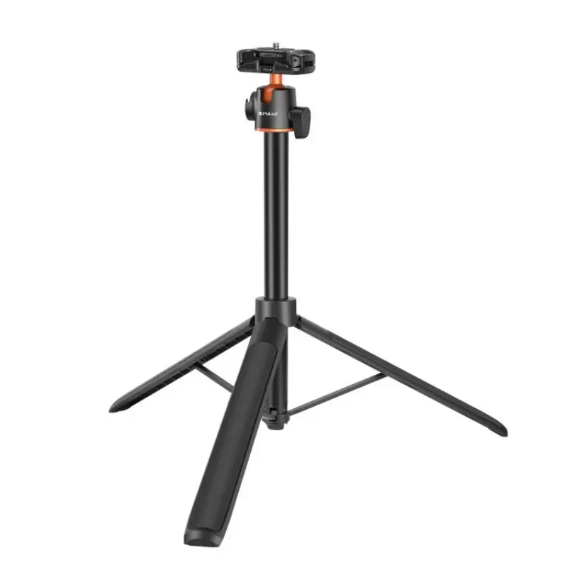 PULUZ 1.4m Phone Selfie Stick Tripod Vlog Live Streaming Holder with Phone Clip