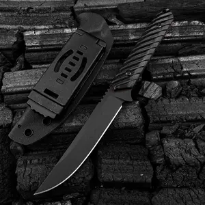 TG Fixed Blade Knife 4.3" CPM M4 steel blade G-10 Handle knives Outdoor Hunting knife tactical survival knife hiking self defense knife Camping Fishing Tools knives EDC Knife