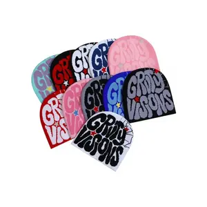 2026 latest spring and autumn best-selling knitted team victory cap, warm and snug fit with letter print, hip-hop street style hat, fashionable crochet design, unisex street fashion adjustable unisex hat elastic