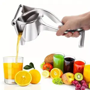 Stainless Steel Manual Orange Juicer Utensils - Hand Press Citrus Squeezer for Orange, Lemon, Grapefruit - Portable, Easy-Clean Kitchen Tool for Home, Camping