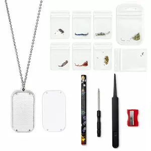 DIY Custom Necklace Kit, Rhinestone Pendant Necklace for Women & Men, Colorful Crystal Gem Jewelry Making Kit, Make Your Own Handmade Necklace, Creative Gift for Girls, Teens, Couples