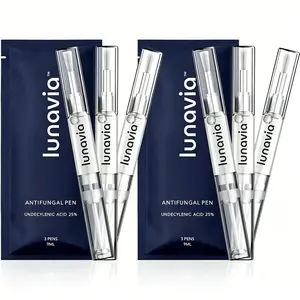 【2 Pack of 6 Pen】Lunavia Antifungal Pen, UNDECYLENIC ACID 25% - Most of Athlete‘s FootJock Itch and Ringworm