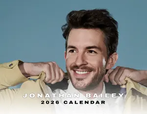 2026 updated - Jonathan Bailey Wall Calendar, Bridgerton Actor Calendar, Fellow Travelers, Gift for TV Fans, Actor Memorabilia, Entertainment