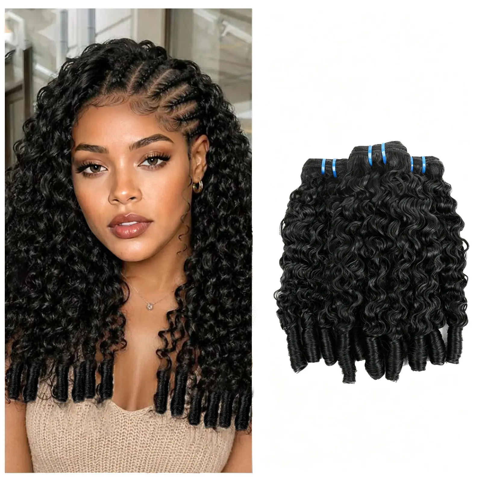 Msgem Hair 12A Burmese Curly Bundles Human Hair Bundles Remy Human Hair Curly Weave Extensions 3 Pcs Lot 4Pcs Lot Burmese Curly  #SummerWins#DealsForYouDays#tiktokshopdealsforyoudays