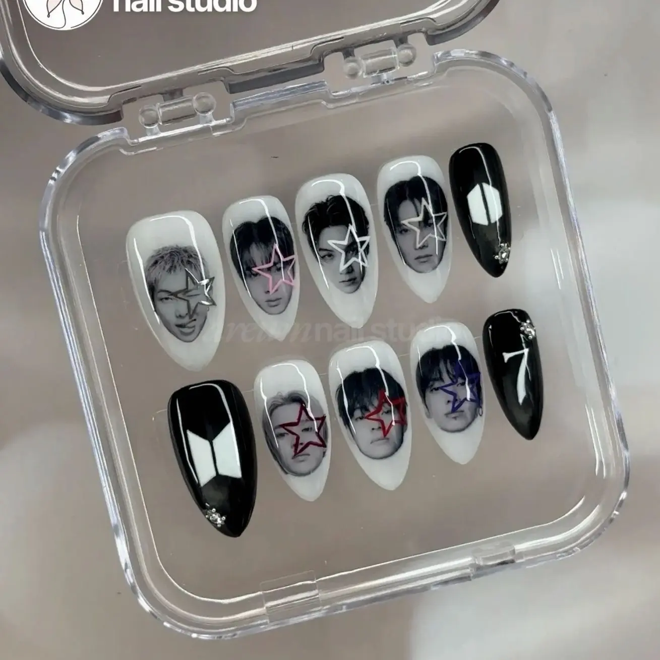 BTS Starboys Press-On Nails