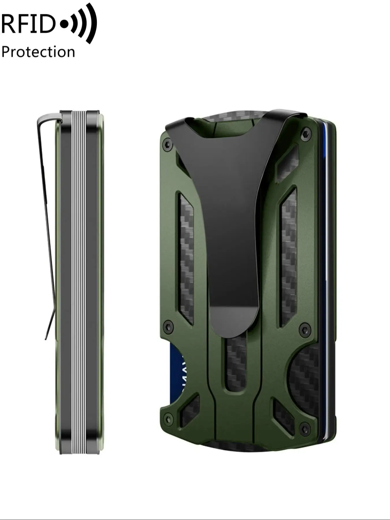 Father's Day Gifts, Men's Business Style Minimalist Wallet, Mens Wallet, Slim RFID Blocking Card Holder, Gifts for Men, Simple Style Plain Color Purse