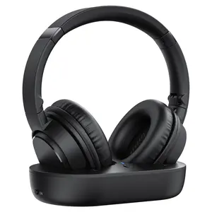 Dytole Wireless Headphones for TV, TV Headphones Wireless for Seniors, Versatile Charging Dock with Transmitter, Instant Audio Sync, 65-Hour Battery Life, Ideal Gift for Parents & Seniors