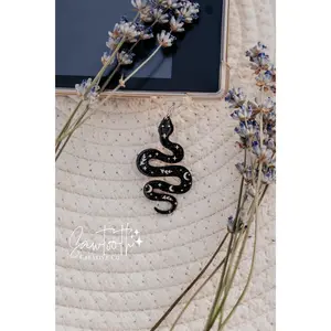 Spooky Season Snake Kindle Charm | Phone Charm